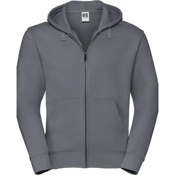 Pánská mikina Men&#039;s Hoodie &amp; Zip Up - Authentic Russell RUSSELL šedá 2694116