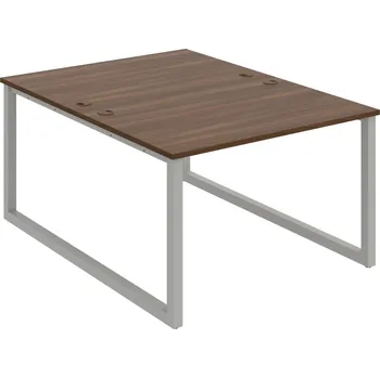 Psací stůl USD O 1200 – Stůl pracovní 120 × 160 cm - Ořech , Šedý kov