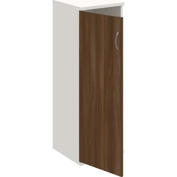 Policová skříň S 3 40 01 L – Skříň policová dvéřová 115,2 × 40 cm - Ořech , Bílá , USN – Hobis