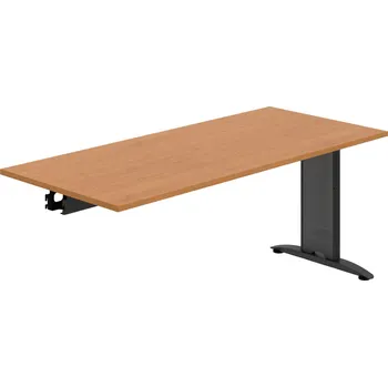 Jednací stůl FJ 1800 R – Stůl jednací řetězící rovný 180 cm - Olše , Černý kov