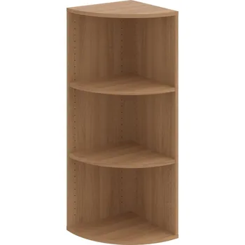 Policová skříň DR 3 L – Skříň vnější roh levý 111 cm - Višeň