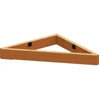 Policová skříň S 400 A – Sokl trojúhelník 5 cm - Třešeň