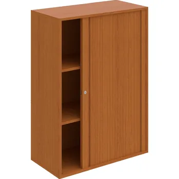 Policová skříň DZ 3 80 07 P – Skříň polic rolet pravá 111 × 80 cm - Třešeň , Třešeň