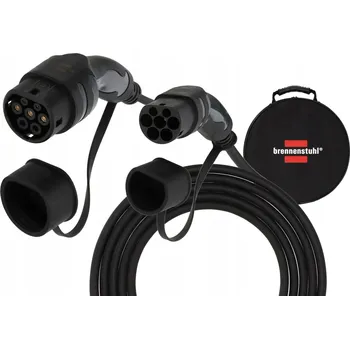 Nabíjecí stanice pro elektromobil BRENNENSTUHL 1384000 NABÍJECÍ KABEL PRO EV TYP 2, 11kW, 5m, E-MOBILITA TYP 2