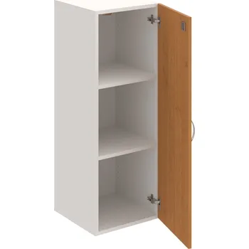 Policová skříň DZ 3 40 01 – Skříň policová dvéřová 111 × 40 cm - Olše , Bílá , USN – Hobis