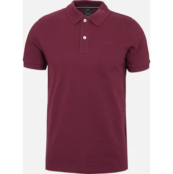 Pánská móda Vínové pánské polotričko Geox - Pánské GEOX tmavě červená 3270878