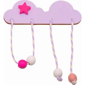 KORÁLKY NA SENZORICKOU TABULI Levandulový OBLÁČEK na Tabuli