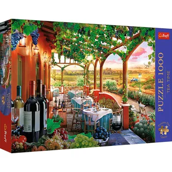 Trefl TREFL PUZZLE PREMIUM Čas na čaj Italská vinice 68x48cm 1000 dílků