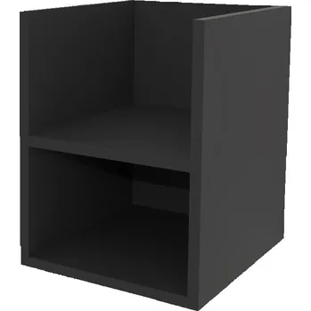 Koupelnový nábytek Mereo Aira, koupelnová skříňka 40 cm, spodní, Multidecor, Černá Supermat CN795SCIPM