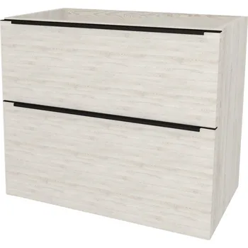 Koupelnový nábytek Mereo Mailo, koupelnová skříňka 101 cm, černé madlo, Multidecor, White Loft Pine CN592SBWLP1