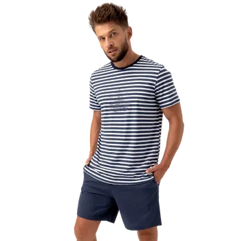 Pánské pyžamo Pánské krátké pyžamo Key MNS 344 B25 L