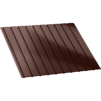 plechová krytina Regamet T-7 - trapézový plech - MATNÝ /0,50mm/ SP35 Barva: RAL 8004 / měděná hnědá