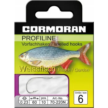 Rybářský háček Háčky Cormoran Profiline s návazcem 10 ks