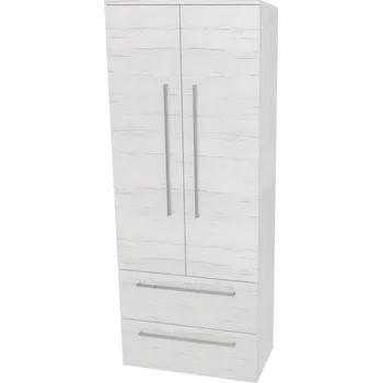 Koupelnový nábytek Mereo Bino, koupelnová skříňka vysoká 163 cm, dvojitá, Multidecor, Pino Aurélio CN699PINO