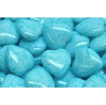 Korálek Srdce s dírkou nahoře č.4710 (15x16mm)