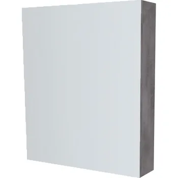 Koupelnový nábytek Mereo Koupelnová skříňka zrcadlová 60 cm, galerka, 1x dvířka levá, Multidecor, Beton tmavě šedý CN798G61BET2