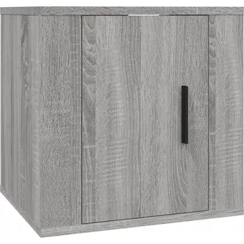 Televizní stolek Nástěnná TV skříňka dřevěná 40x34,5x40 cm šedá dub sonoma