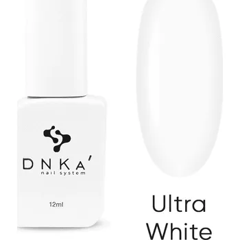 Lak na nehty Hybridní lak DNKa Ultra White, 12 ml