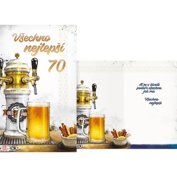 UNIPAP přání k narozeninám 70 M11-540 T PRANI_T_2281 405889