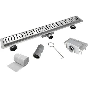 Odvodňovací žlab Mereo Odtokový sprchový žlab 90 cm, vč. roštu WAVE CZ113