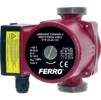 Oběhové čerpadlo Novaservis Instalatérský program - Oběhové čerpadlo Ferro, typ 25-60, 130 mm 0204W