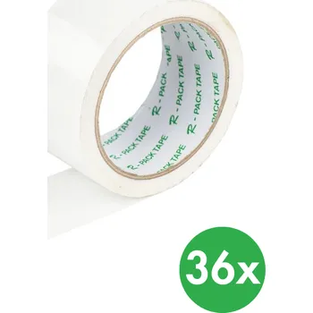 Lepicí páska B2B Partner Lepící páska, 50 mm x 66 m, 36 ks, bílá