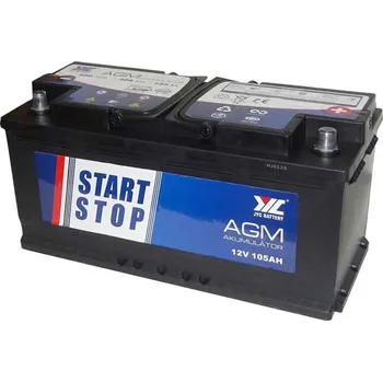 Autobaterie Pb akumulátor JYC Start-Stop AGM 12V/105Ah pravý