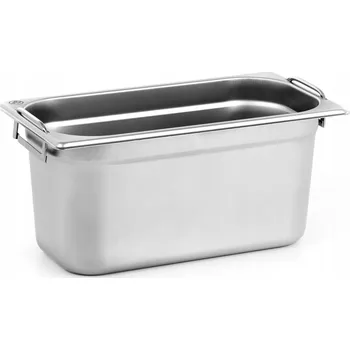 Dóza na potraviny NÁDOBA GN 1/3 150 MM NEREZOVÁ OCEL GASTRONOMICKÉ ÚCHYTKY 5.3 L TECHNICA