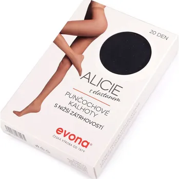 Dámské punčocháče s nižší zátrhovostí Alicie 20den Varianta: 6 (vel. 182-116) 999 černá, Balení: 1 ks