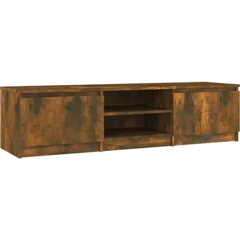 Televizní stolek TV stolek z dřevotřísky 140x40x35,5 cm, kouřový dub