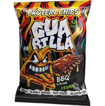 Protein FITNESS AUTHORITY Guarilla Protein Chips - 60 g Příchuť: Barbecue