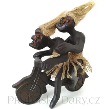 Soška Primitiv Kolo 2 / Cyklista 16cm