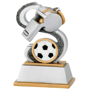 Plaketa píšťalka s míčem 11 cm