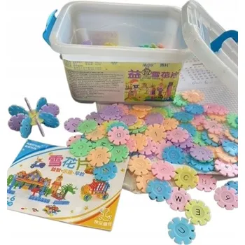 ostatní stavebnice Stavebnice plastové edukativní písmena číslice tvary v nádobě