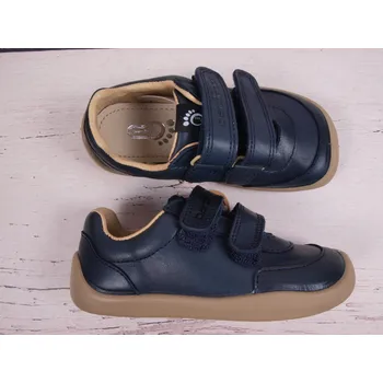 Chlapecké polobotky Kožené boty 3F OHIO 3BS26/Lt48 bar3foot super flexi modré barefoot hydrofobní velikost: 27