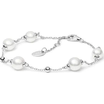 Náramek GAURA PEARLS SK20223B-W