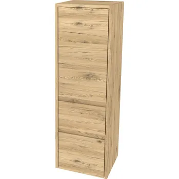 Koupelnový nábytek Mereo Opto koupelnová skříňka vysoká 125 cm, levé otevírání, Multidecor, Dub San remo sand CN995LDSAN