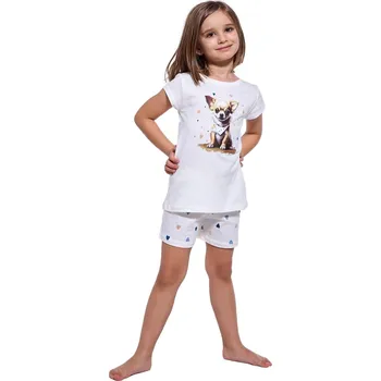 Dívčí oblečení Dětské&nbsp;pyžamo CORNETTE 787/108 CHIHUAHUA ecru 110/116 0