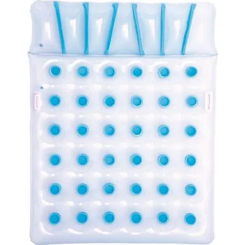 Nafukovací lehátko Bestway DOUBLE BEACH BED UNI Modrá, Bílá