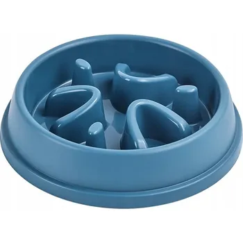 Miska pro psa Jedna plastová miska R70 modrá 0,5 l