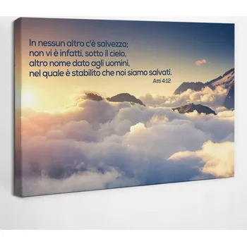 Obraz Tištěný Obraz na Plátně na Zeď Citáty z Bible Dárek 30x20 cm