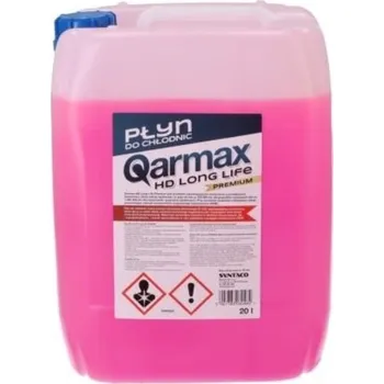 Nemrznoucí směs do chladiče Kapalina chladící růžová -37°C 20L G12+ QARMAX