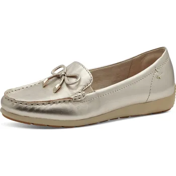 Dámské lodičky Tamaris dámské mokasíny 8-84600-44 Barva: zlatá, Velikost: 40, Šíře podešve: H