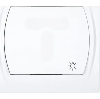 vypínač Jednopólový vypínač Klasik, Zápustný Karlik bílý LWP-5