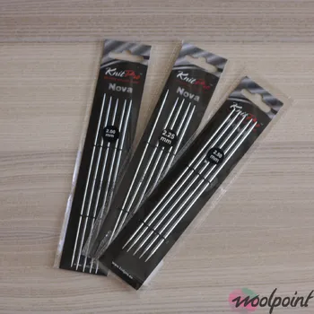 Jehlice KnitPro Ponožkové jehlice Nova Metal 15 cm Velikost: 2.25mm