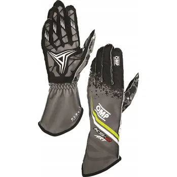 Rukavice Kartingové rukavice OMP KS-2 ART '25 šedé vel L