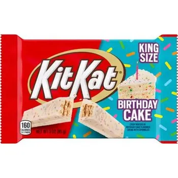 Kit Kat sušenka s náplní a polevou s příchutí narozeninového dortu 85 g