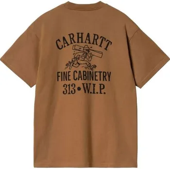 Pánské tričko TRIKO CARHARTT WIP Cabinetry S/S - hnědá - M + při osobním odběru 1 188 Kč