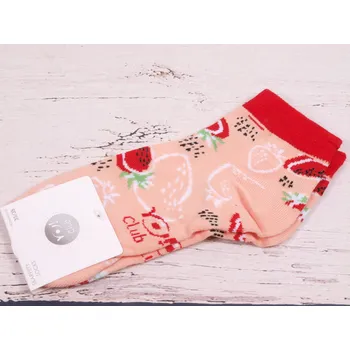 Ponožky YO SKA0023G meruňkové velikosti ponožek: 23-25 (EUR vel. 35-38)