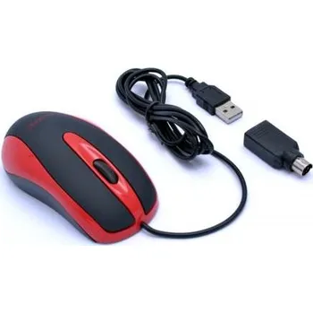 Myš EXACTGAME AMEI AM-M801/Kancelářská/Optická/800 DPI/Drátová USB/Černá-červená AMEI AM-M801
